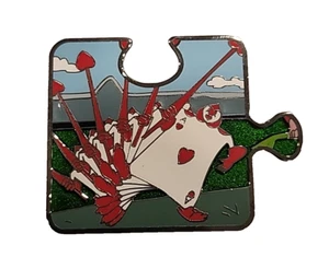 Disney Pin Alice In Wonderland Ace of Hearts Card Puzzle Mystery LE 1100 114003 - Picture 1 of 6