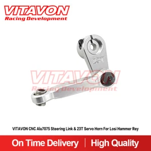 VITAVON CNC Alu7075 Steering Link &23T Servo Horn For Losi Hammer Rey - Picture 1 of 3