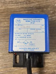 ALLEN BRADLEY 871L-SC15L40 Ser. A Indictive Proximity 15MM Photoelectric Sensor - Picture 1 of 8