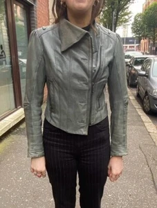 Oasis Womens Leather Jacket - Picture 1 of 7