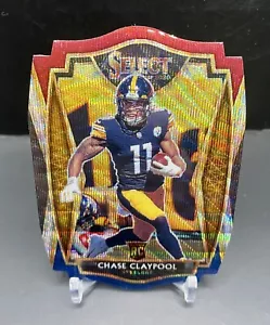 2020 Select Chase Claypool Premier Tri-Color Prizm Die Cut Rookie RC #170 S849 - Picture 1 of 1