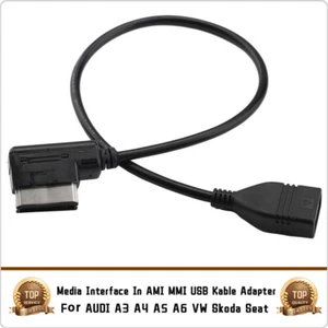 Adaptador de interfaz de música con cable USB para Audi A3 A4 A5 A6 A8 Q5 Q7 Q8 AMI MMI MDI - Imagen 1 de 5