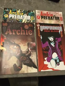 ArchIe vs Predator, Afterlife, Vampironica- 4 Comic Lot - Picture 1 of 5