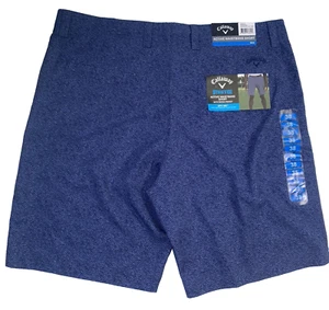 Pantaloncini da golf uomo elasticizzati modello blu Callaway taglia 38 - Foto 1 di 5