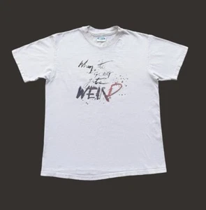 Vintage Hunter S. Thompson T-shirt by Ralph Steadman 80s Size Large Made In USA - Picture 1 of 14