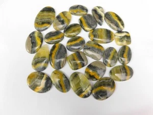 Natural Yellow BUMBLEBEE Jasper Loose Gemstones Cabochon Gemstone 71467 - Picture 1 of 14
