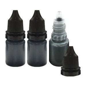 Tinta de repuesto multiusos negra para sello de 10 ml 3 piezas - Imagen 1 de 8