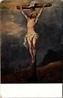Christ On The Cross By Anton Van Dyck Vtg Continental Art Postcard Unposted Ka2