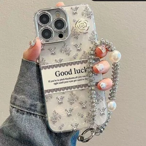For iPhone 16 15 Pro Max 14 13 12 Camellia Flower IMD Phone Case Cover Hot Girls - Photo 1 sur 24