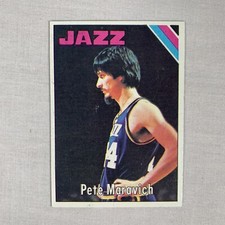 1975-76 Topps Pete Maravich #75 Utah Jazz NBA Basketball Trading Card
