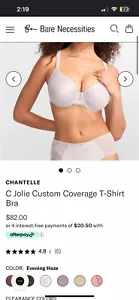 Reggiseno T-Shirt CHANTELLE C Jolie Copertura Personalizzata Rosa Nuovo Senza Etichetta C13B60 36DDDD - Foto 1 di 5