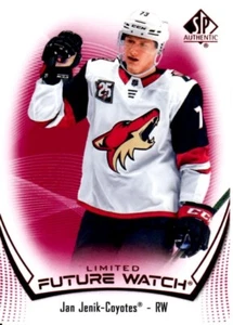 2021-22 SP Authentic Jan Jenik Limited Future Watch Rookie Card 127 - Picture 1 of 2
