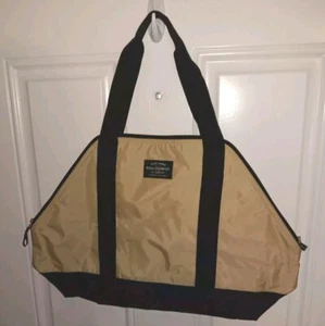 Vintage Ralph Lauren Polo Jeans Co hellbraun beige Beuteltasche Messanger Tasche 14"x 21" neu ohne Etikett - Bild 1 von 10