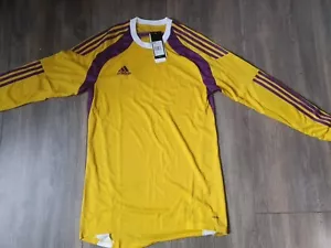 Adidas Fußball Torwart Trikot ONORE 14 Größe M Herren arm lang Gelb/Lila neu - Bild 1 von 7