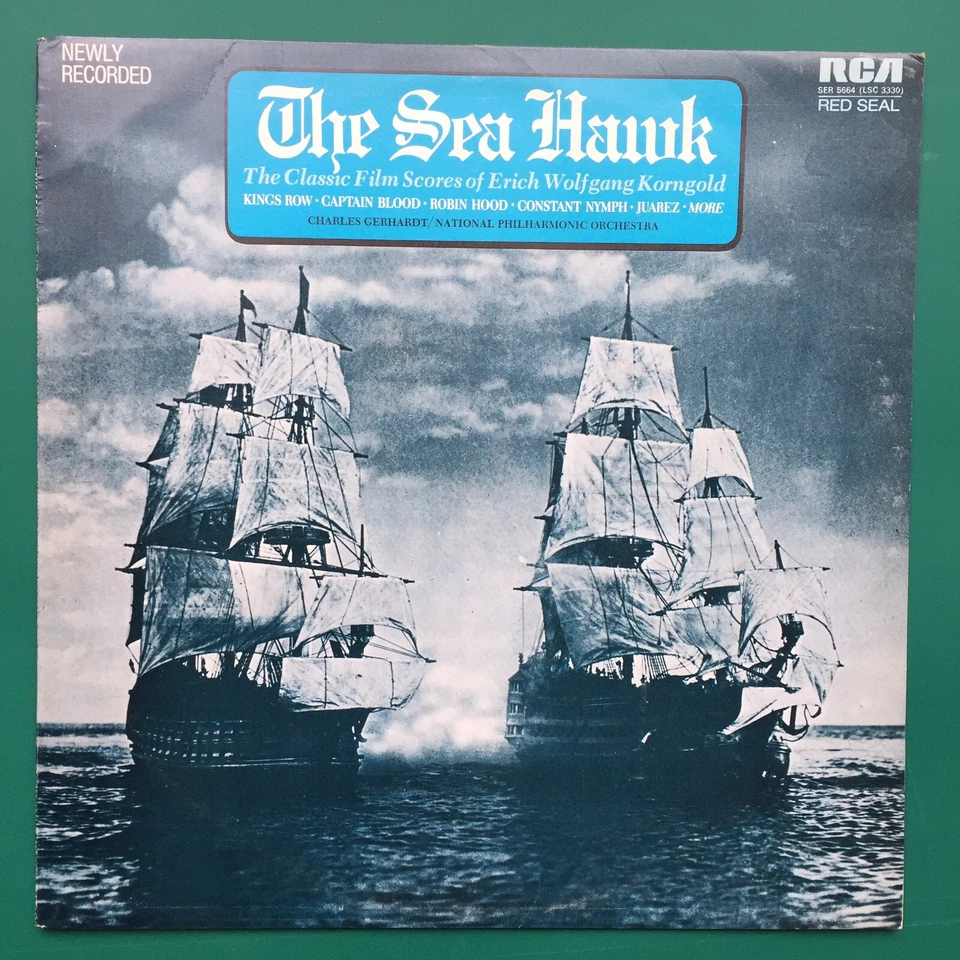 SEA HAWK (Classic Film Scores of Korngold) Soundtrack LP Robin Hood Kings Row EX - Image 1 of 4