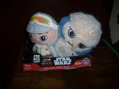 Peluche Funko Star Wars Galactic GameStop exclusivo Hoth Luke & Wampa Foto 1 de 4