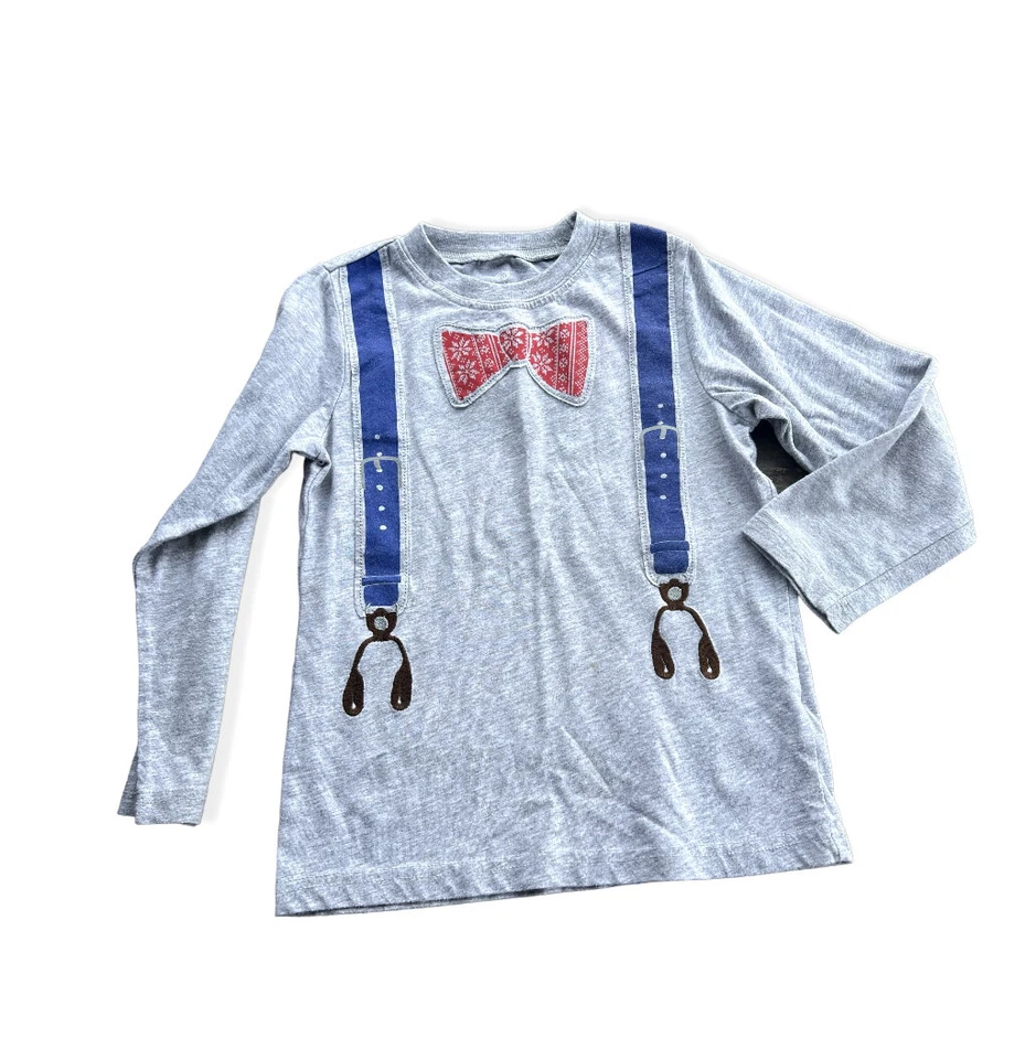 Camiseta gráfica de caballero de invierno pequeño Okie Dokie para niños - talla 5 Foto 1 de 1