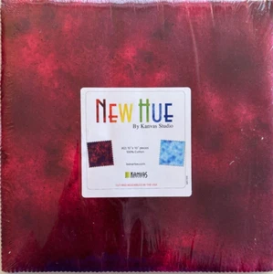 NEW HUE BY KANVAS STUDIO 10" LAYER CAKE 42PC BY BENARTEX - Picture 1 of 3