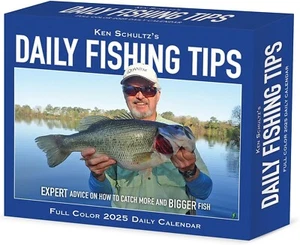 Ken Schultz's Daily Fishing Tips 2025 Box Calendar - Picture 1 of 4
