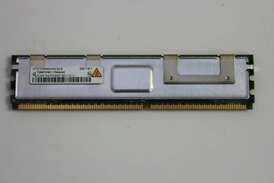 DELL YY120 512MB DIMM 240 PIN 1RX8 PC2-5300F-555-11-A0 HYS72T64400HFN-3S-B - Image 1 of 3
