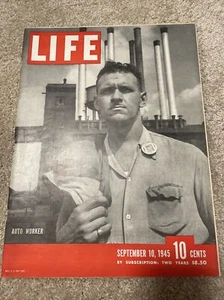 Life Magazine Autoarbeiter 10. September 1945 - Bild 1 von 6