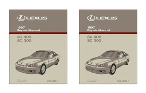 1997 Lexus SC 300 SC 400 Shop Service Repair Manual Book - Picture 1 of 1
