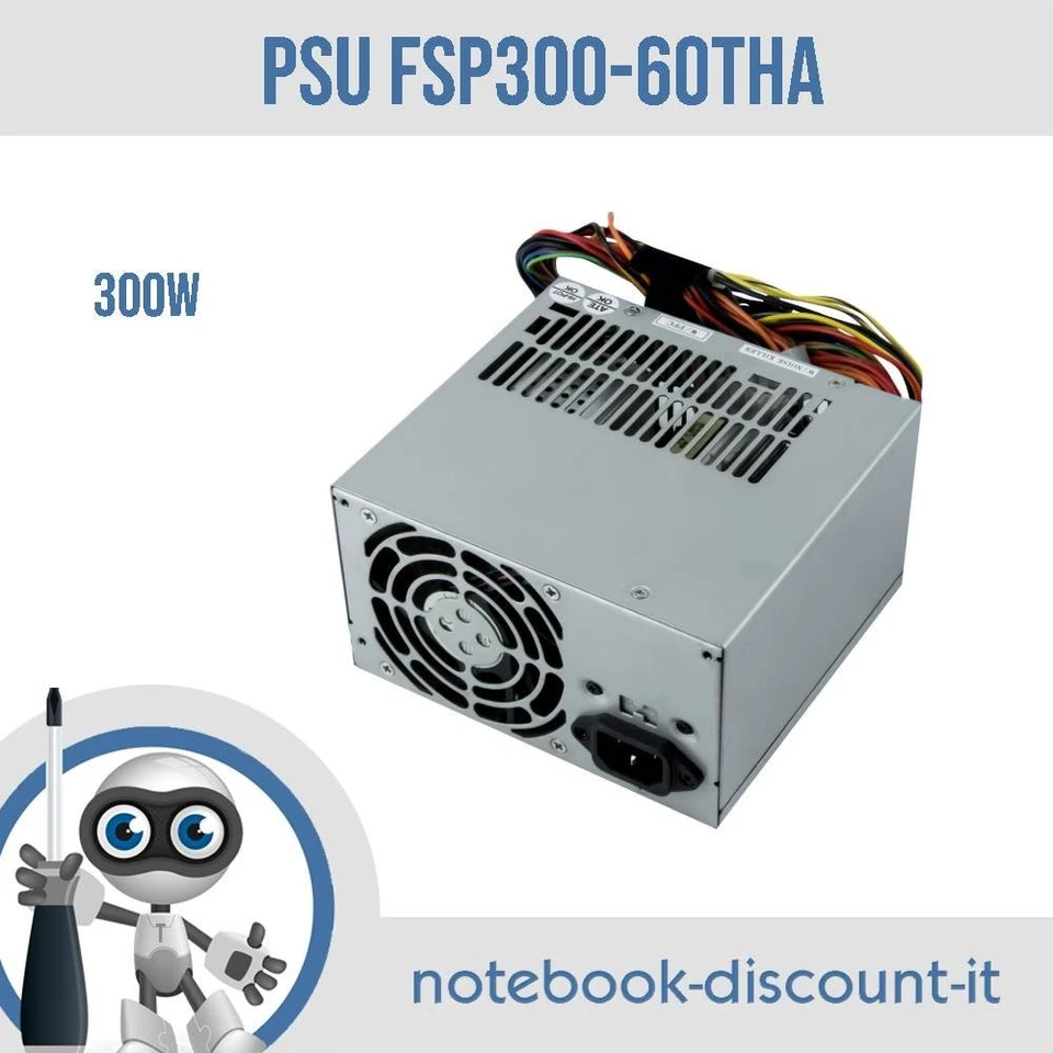 Alimentatore per PC Desktop  FSP300-60THA   300w PSU  20+4 Pin connector - Immagine 1 di 1