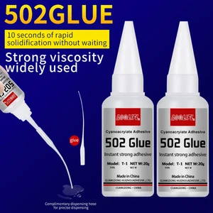 LOOLIFL 1-5Pcs Starke Klebstoffe Sofort Schnell Trocknen Hydroxyacrylat Bindemit - Bild 1 von 18