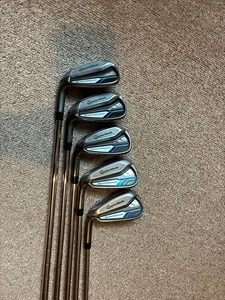 LH Taylormade Speedblade/Rbladez irons 5-PW Nippon N.S. Pro 950GH Reg NEW GRIPS - Picture 1 of 10