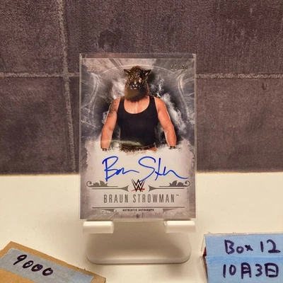 2016 Topps WWE Undisputed Braun Strowman 27/50 Autographed Card WWE Card - Image 1 of 2