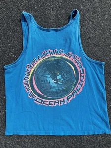 Vintage 90s Ocean Pacific Tribal OP Waves Surf Skate Tank Top Shirt Size Medium - Bild 1 von 6