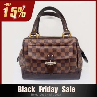 Auténtico bolso de mano de lona Louis Vuitton Damier Level ebayAG Foto 1 de 4