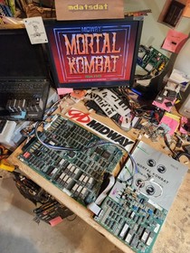 MORTAL KOMBAT 1 PCB JAMMA ARCADE BOARD SET 5.0 REV WORKING!!! (T-UNIT) MIDWAY