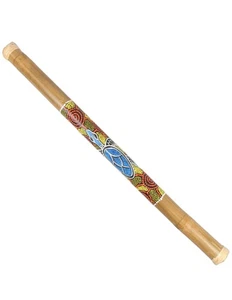 Bâton de Pluie en bambou, Rainstick 80cm tortue - Foto 1 di 2