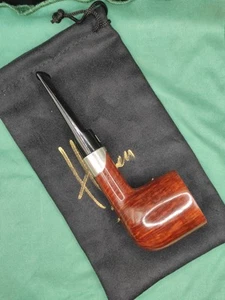 Pfeife Castello Collection 1 Sternchen geflammt echt 925 Silber Carlo Scotti - Bild 1 von 17