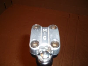OLD SCHOOL BMX HI-TEM STEM / NECK M.I.C. STAMPED 83 cr-mo 1'' - Picture 1 of 23