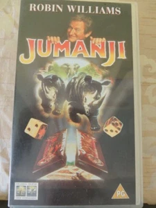 Vintage Jumanji PG Cert. Robin Williams. Action. VHS Video cassette - Picture 1 of 3