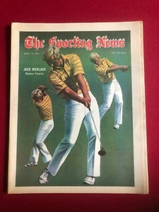 1974, Jack Nicklaus, "The Sporting News" (No Label) Scarce / Vintage - Picture 1 of 1