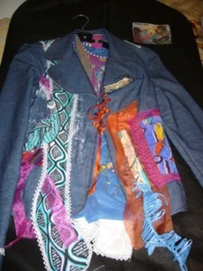 SAVE THE QUEEN : VESTE raphia collectionSAVE THE QUEEN - Picture 1 of 2