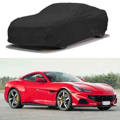 Full Car Cover For Ferrari Portofino Satin Stretch Outdoor Dust UV Water Proof Foto 1 de 4