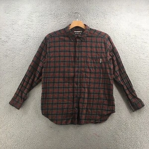 Wolverine Button Down Shirt Mens XXL Multicolor Checked Long Sleeve Collared - Picture 1 of 15