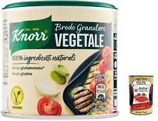 3x Knorr Brodo Granulare Vegetale, Granulat-Gemüsebrühe 135g+Polpa 400g