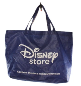 Große Disney Store wiederverwendbare Shopper Tasche blau + weiß Einkaufstasche Mickey Mouse - Bild 1 von 4