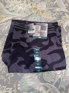 IRON CO. Hybrid Belted Cargo Shorts Gray Camo Size 40 NEW - Picture 1 of 5