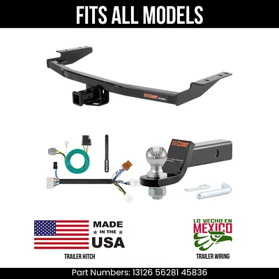 Enganche de remolque Nissan Pathfinder 13-16 cableado de 4 pines bola de 2" se adapta a todas las curtas 4 k Foto 1 de 4