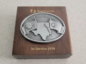 TransCanada - Gulf Coast Project Belt Buckle - free shipping - Picture 1 of 10