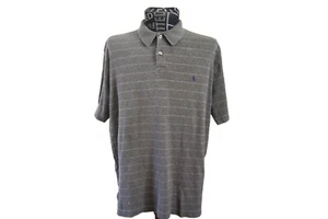 Camisa Polo Vintage de Ralph Lauren Años 90 L 100% Algodón Para Hombre Manga Corta Rayas - Imagen 1 de 6