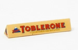 Miniature Dollhouse Toblerone Chocolate Bar 1:12th Scale Size - Picture 1 of 5