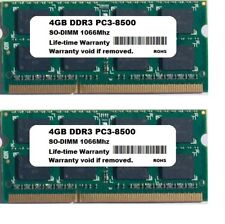 8GB 2x 4GB PC3-8500 Apple MacBook Pro iMac Mac MINI Mid 2009 mid 2010 MEMORY RAM