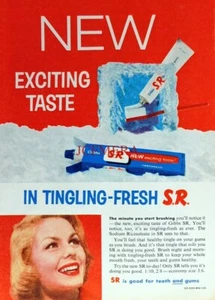 GIBBS 'S.R.' Toothpaste Dentist Print #3 - Original 1957 ADVERT - Picture 1 of 1